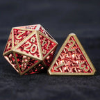 DND Dice – Dragon Scale Series Metal Dice Set