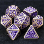 DND Dice – Dragon Scale Series Metal Dice Set