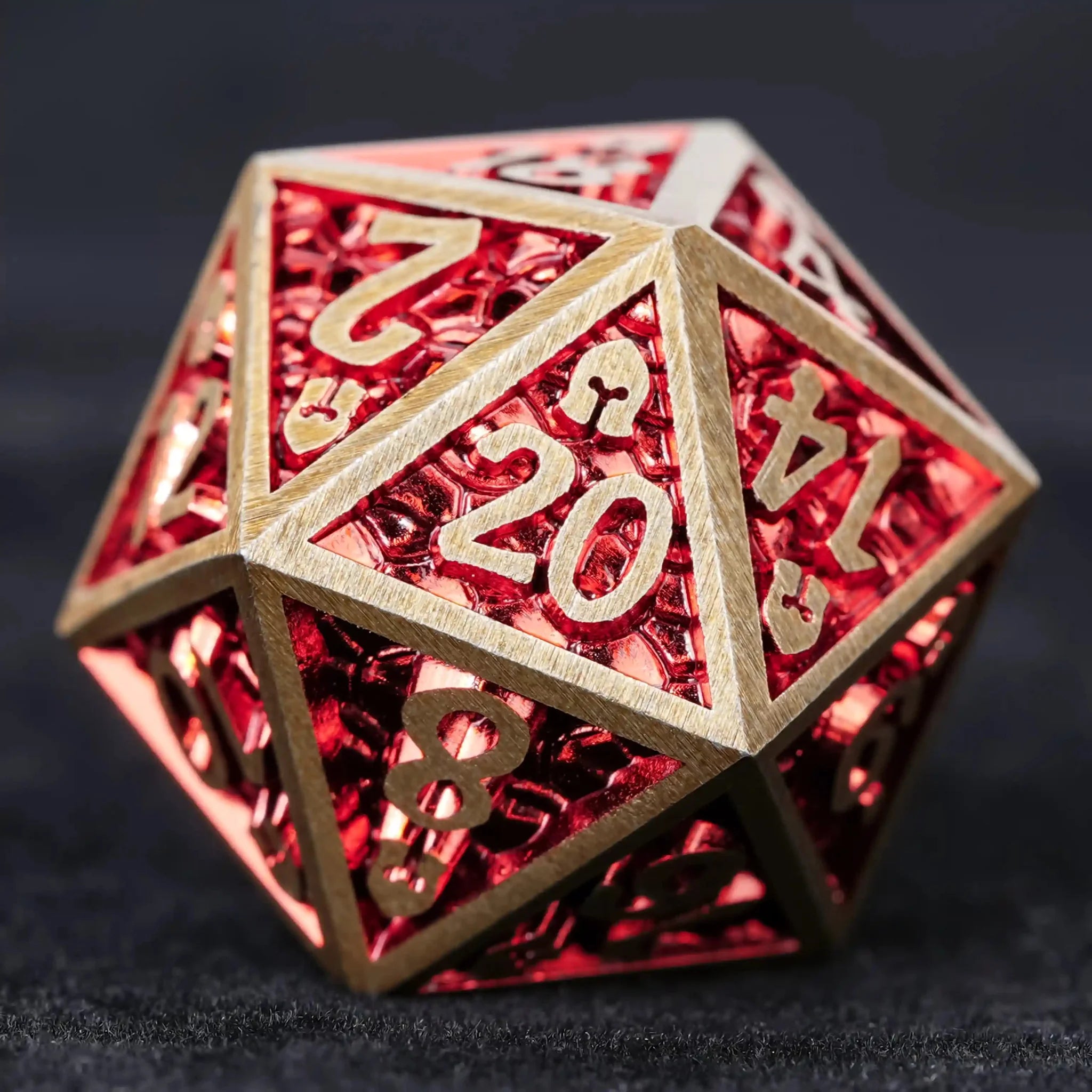DND Dice – Dragon Scale Series Metal Dice Set