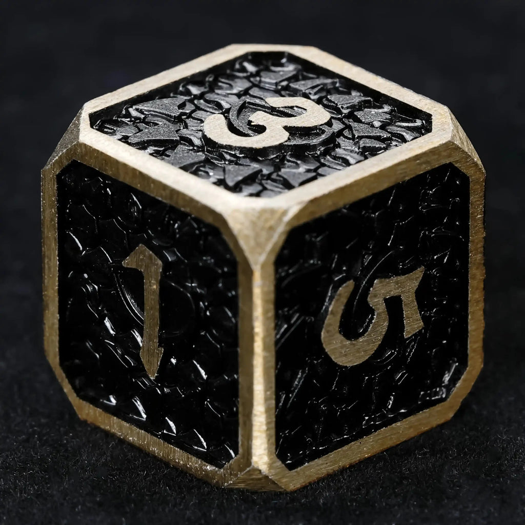 DND Dice – Dragon Scale Series Metal Dice Set