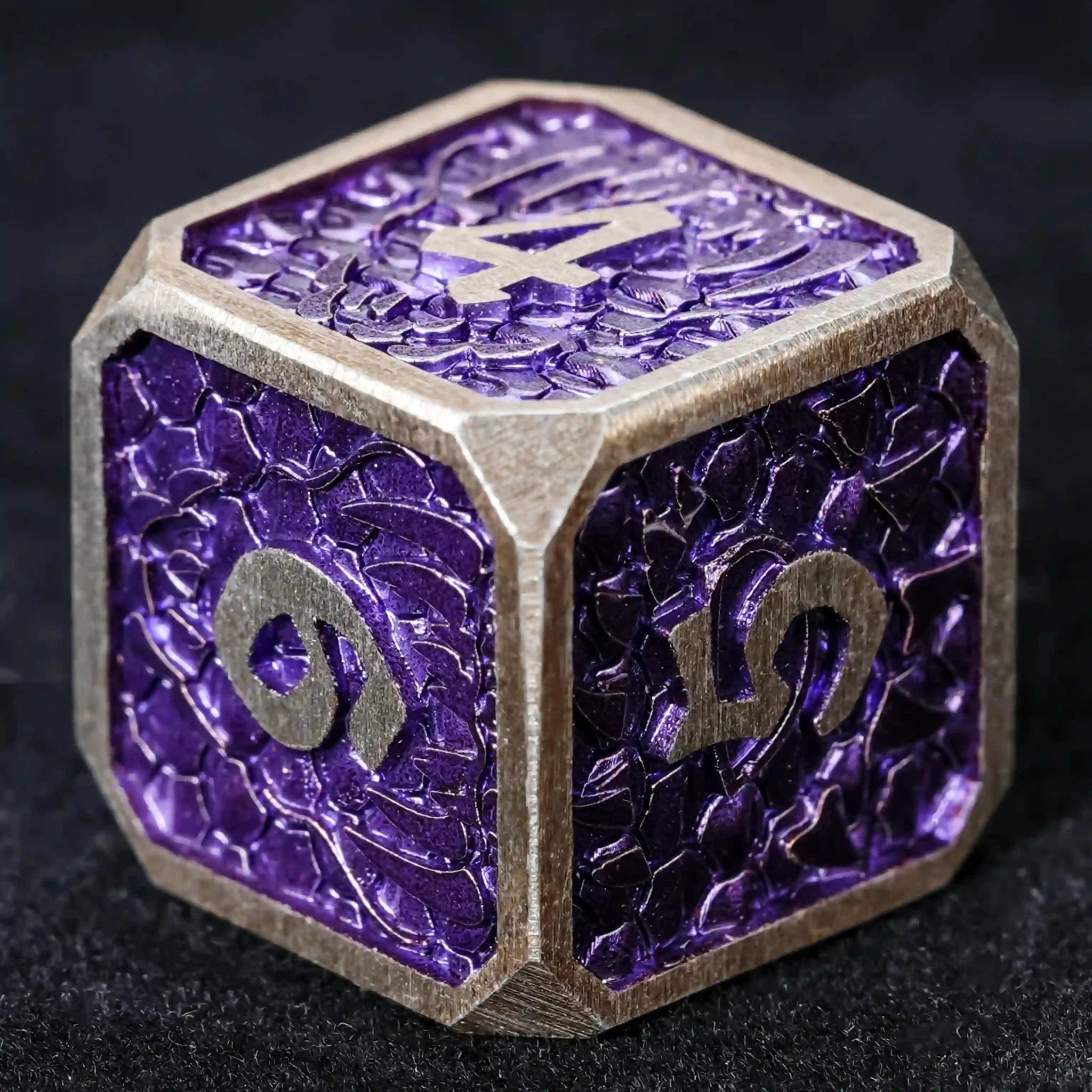 DND Dice – Dragon Scale Series Metal Dice Set