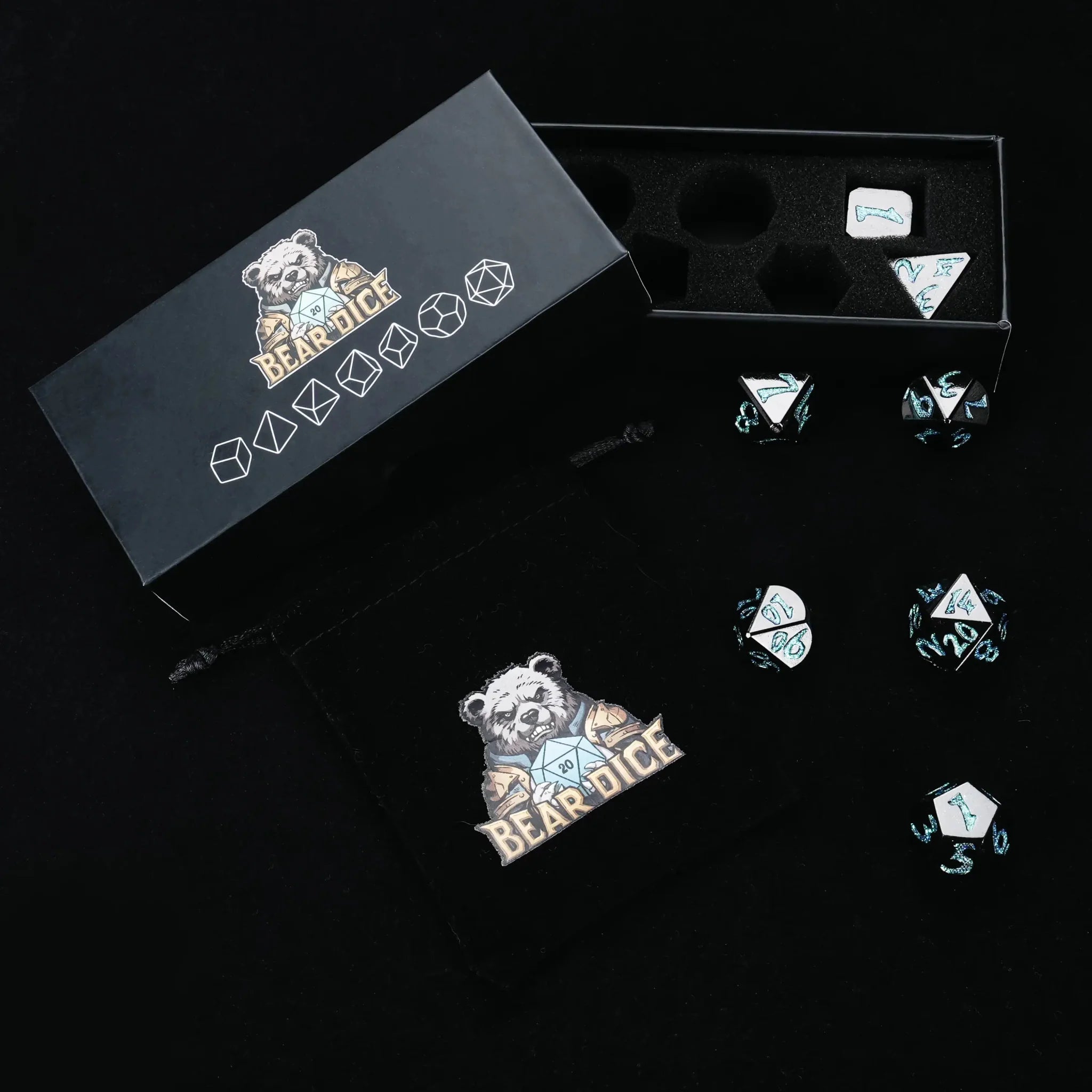 DND Dice – Iron Sentinel Series Metal Dice Set
