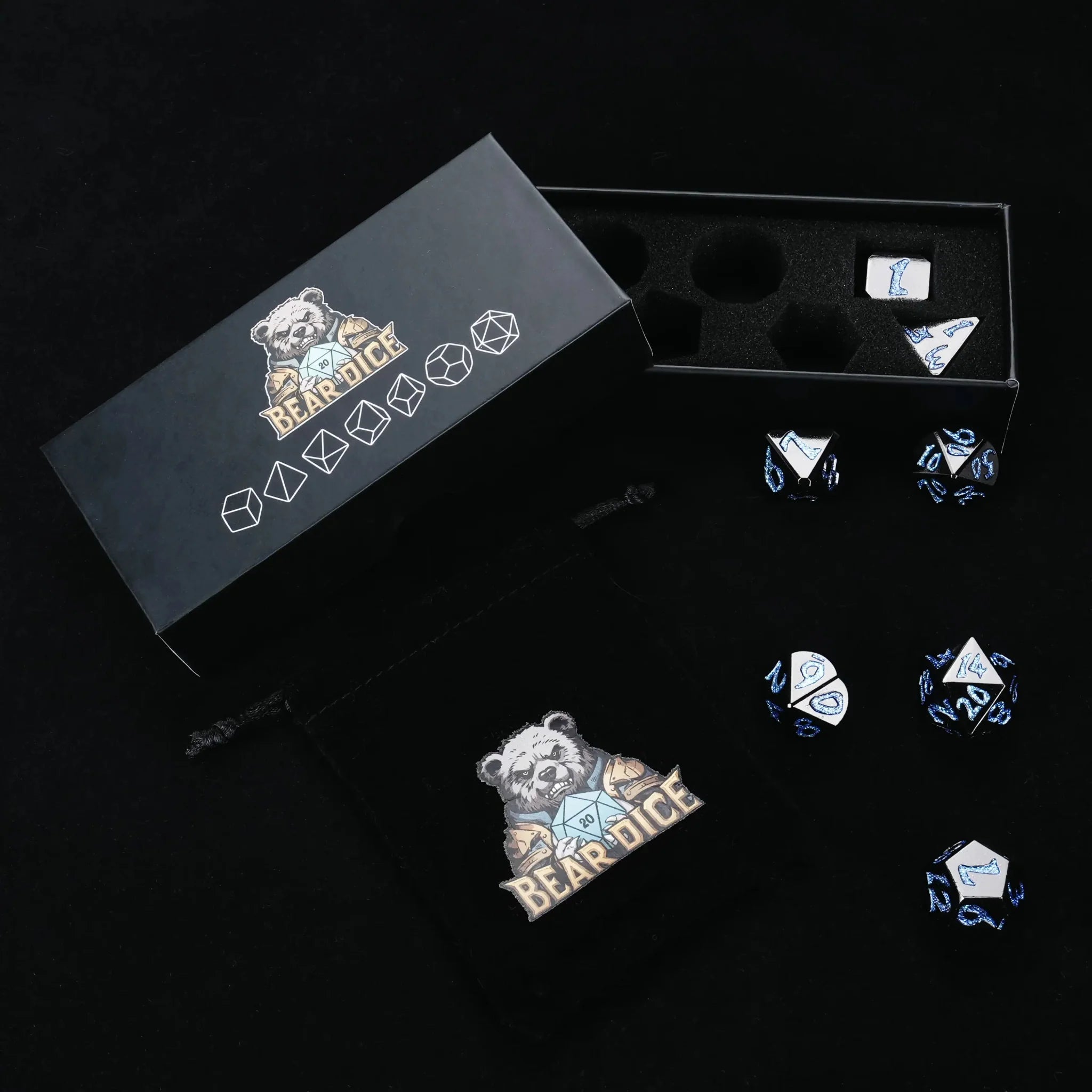 DND Dice – Iron Sentinel Series Metal Dice Set