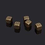 DND Dice Luminous Metal D6 Dice 5 Pack 13mm