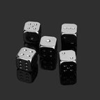 DND Dice Luminous Metal D6 Dice 5 Pack 13mm