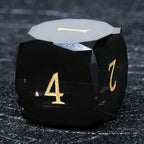 Bear Dice DND Multi-Sided Engraved Glass Gemstone Dice Set