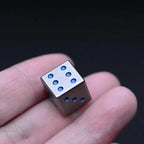 DND dice titanium alloy solid D6 dice creative table game dice