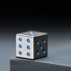 DND dice titanium alloy solid D6 dice creative table game dice