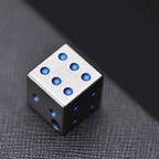 DND dice titanium alloy solid D6 dice creative table game dice
