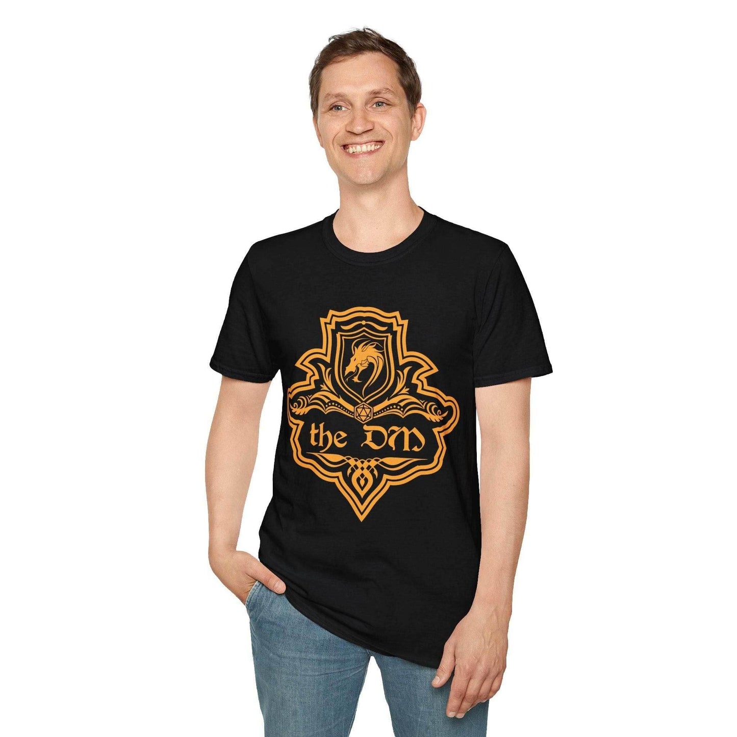DnD Dungeon Master Emblem T-Shirt - Navy / S