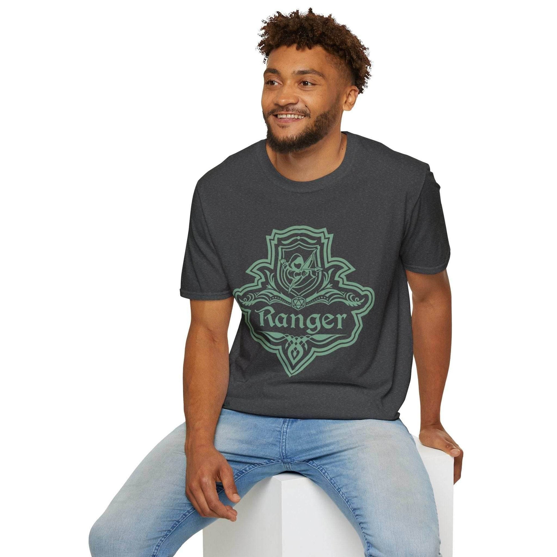 DnD Ranger Class Emblem T-Shirt - Navy / S