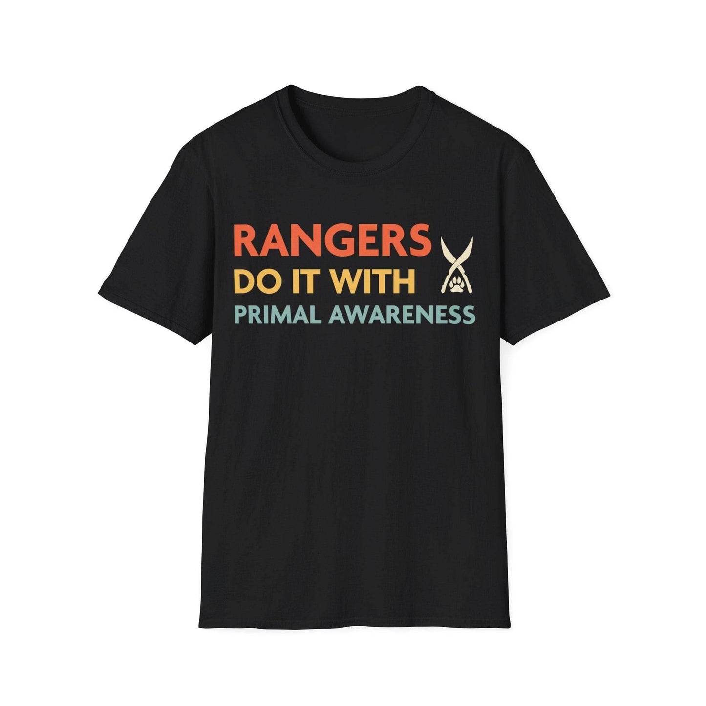 DnD Rangers Do It With Primal Awareness Shirt - Black / S