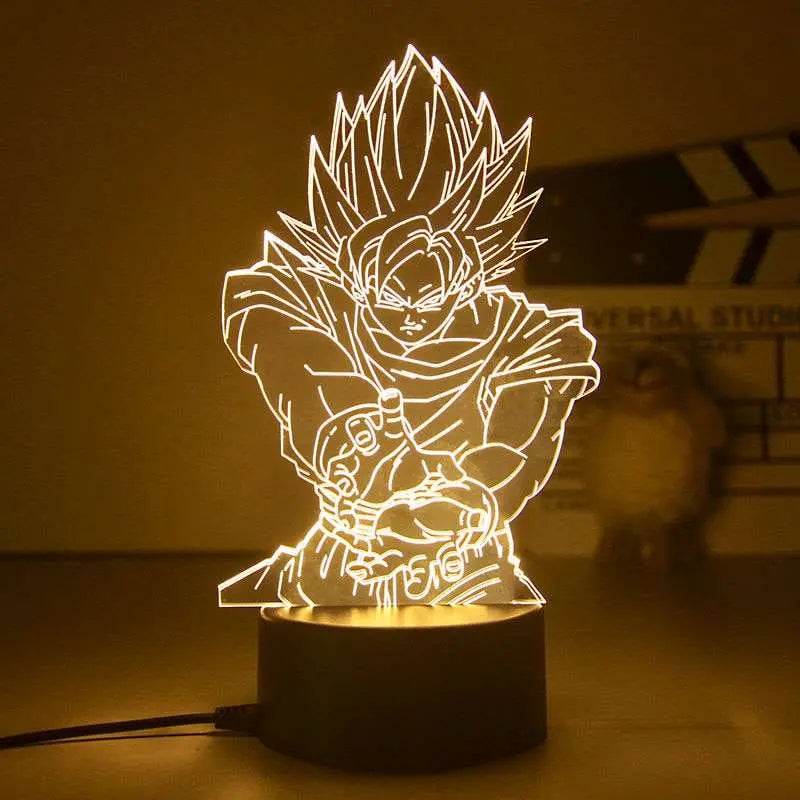 Dragon Ball Nightlight Goku figure LED - 1 / 18CM Warm white