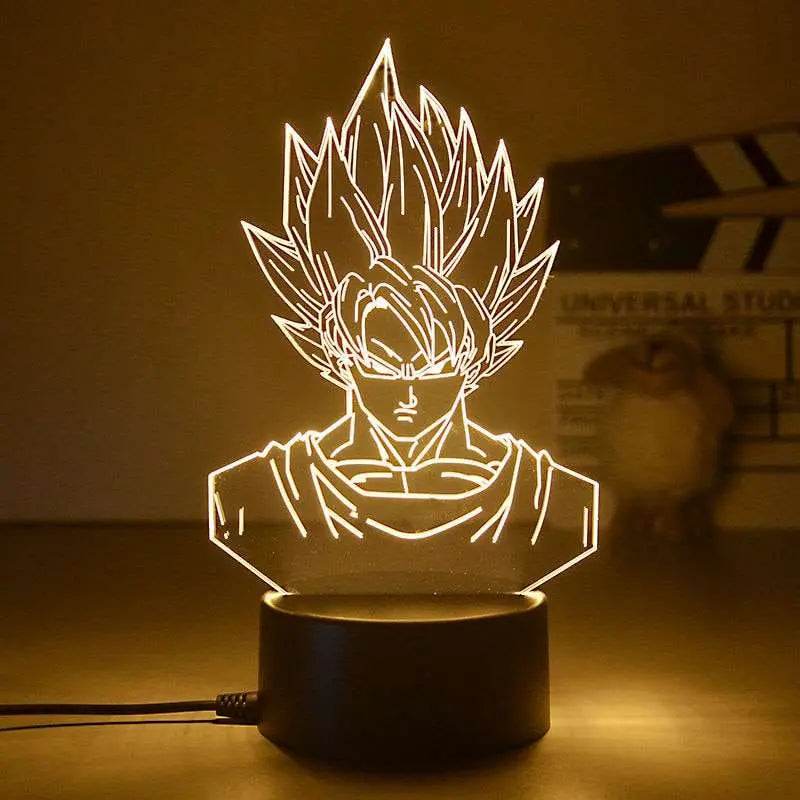 Dragon Ball Nightlight Goku figure LED - 1 / 18CM Warm white