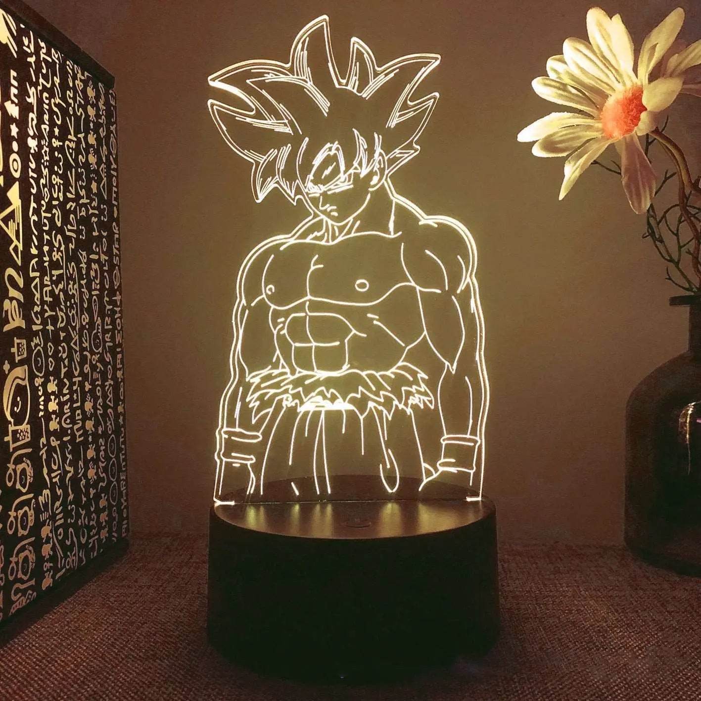 Dragon Ball Nightlight Goku figure LED - 1 / 18CM Warm white