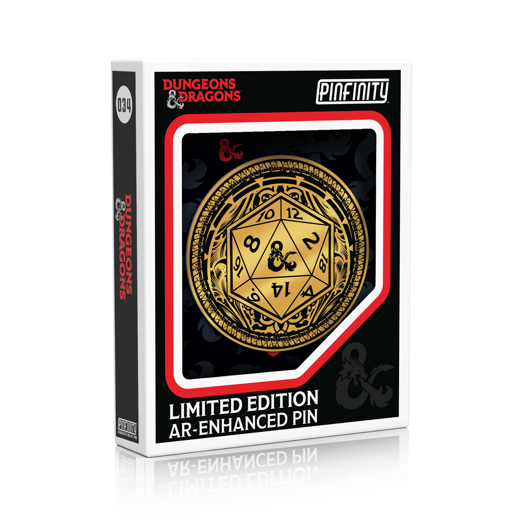 Dungeons & Dragons - Ornate Gold D20 - 