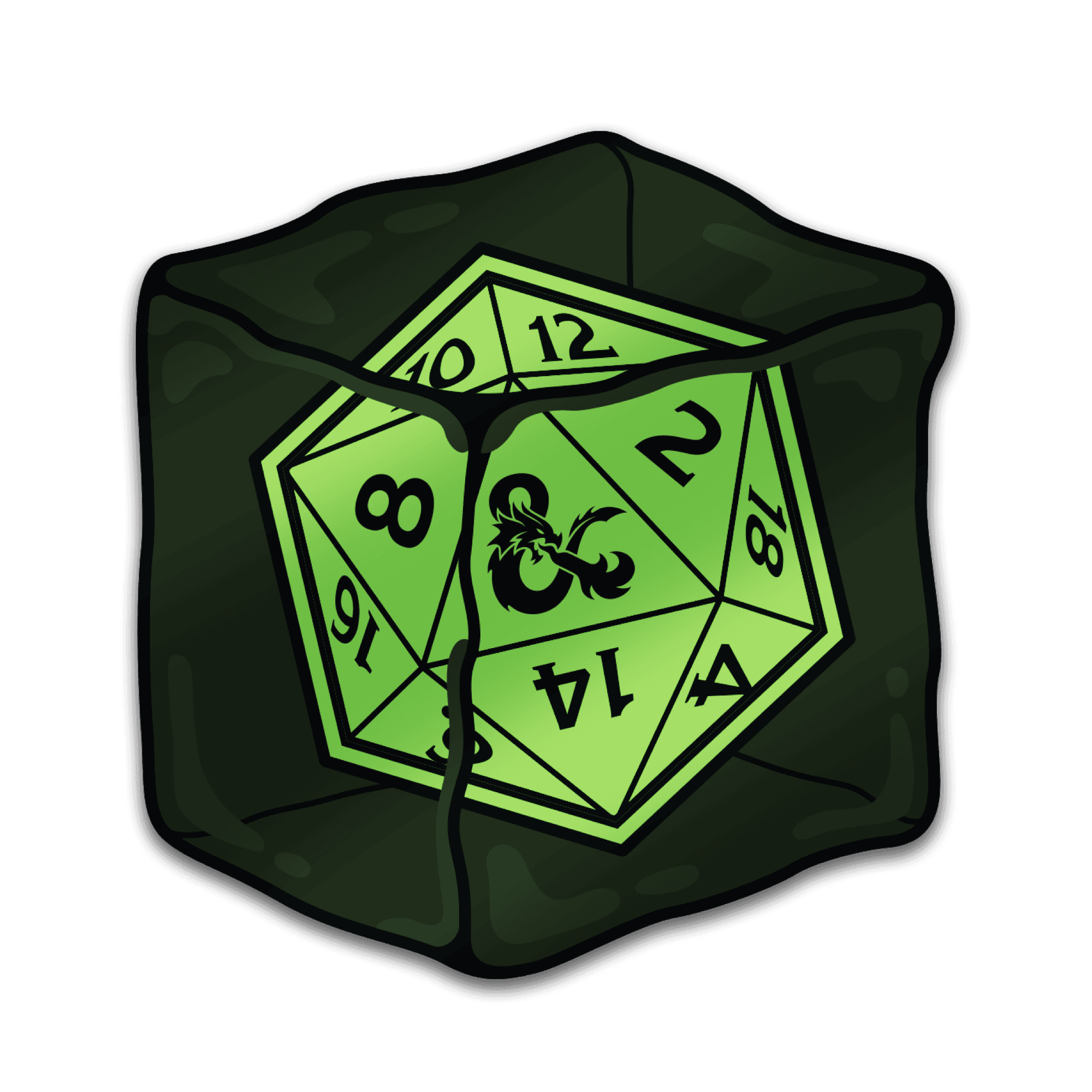Dungeons & Dragons - Gelatinous Cube (Glow in the Dark!) - 