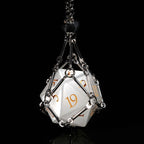 Dwarf Artisan - Opal Gems D&D Dice Set + Gold Numbers