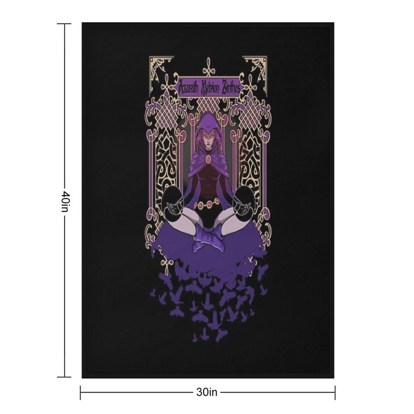 Raven Teen Titans Throw Blanket