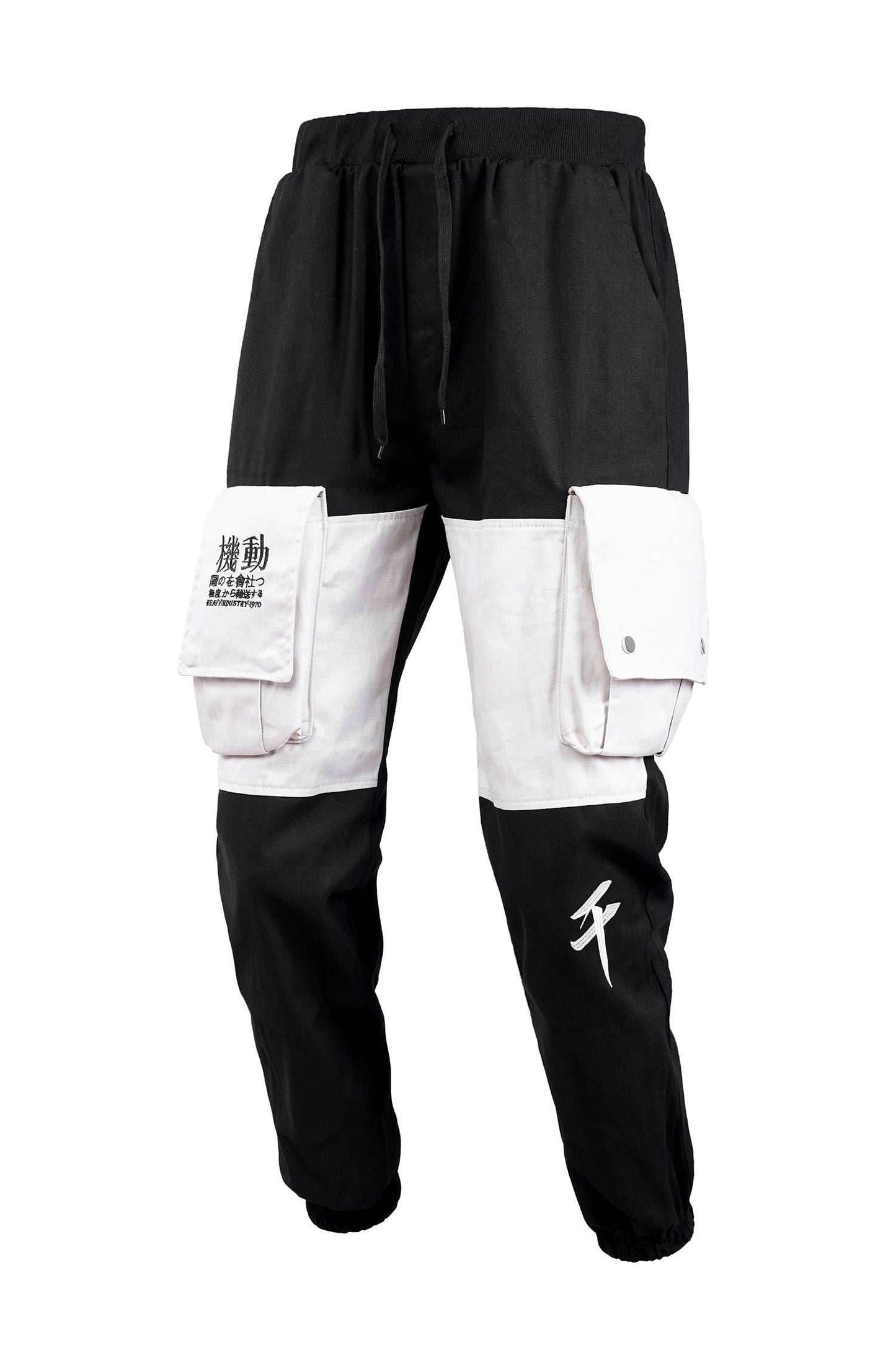 FY821 Japanese Cargo Joggers - Black / S