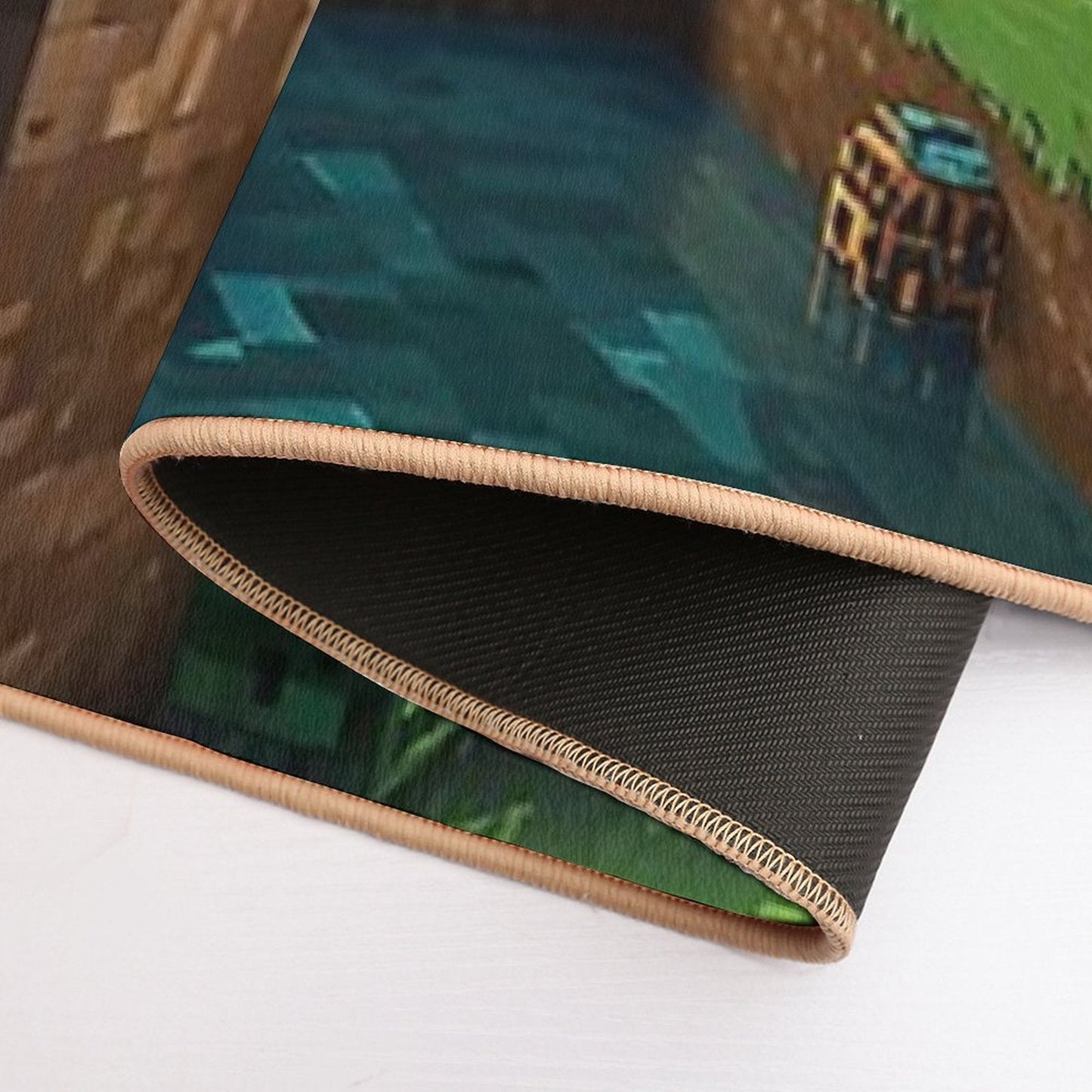 Minecraft Night  Stain-Proof Bath Mat