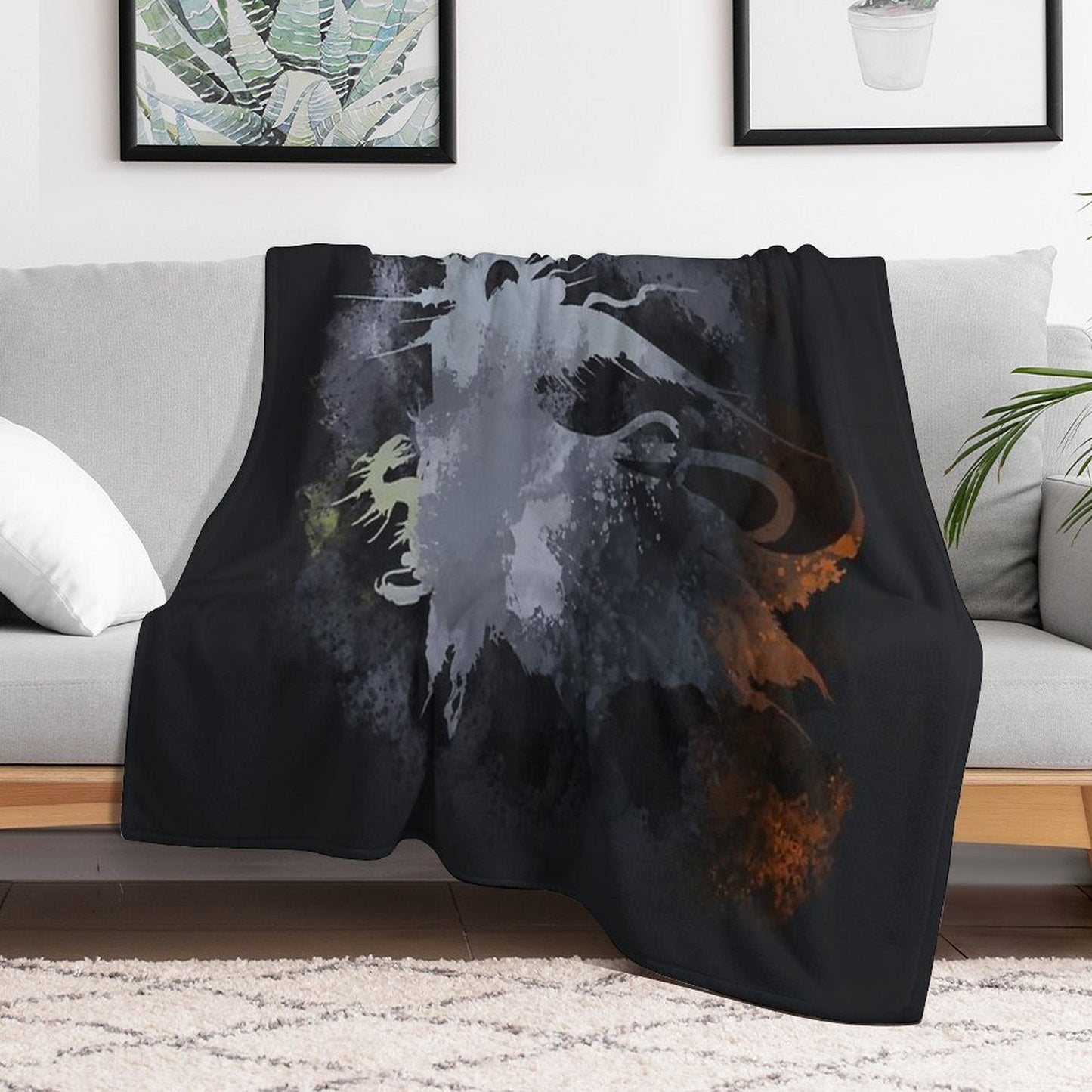 Final Fantasy XV Logo Throw Blanket