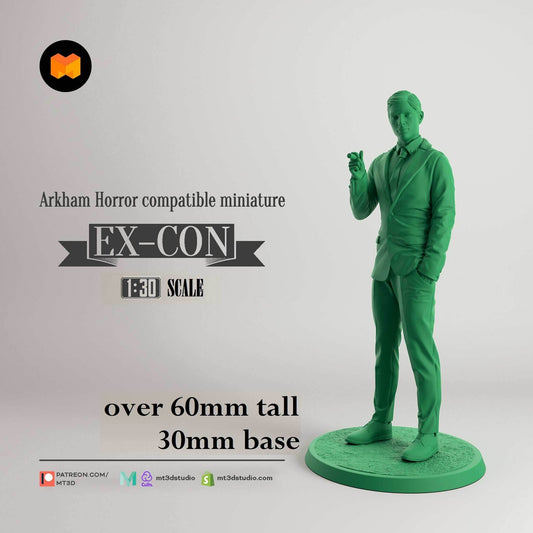 Arkham Compatible Investigator: The Ex-Con (Skids O'Toole) - 