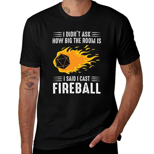 I Cast Fireball Wizard Sorcerer DM Gift TTRPG  Classic T-Shirt