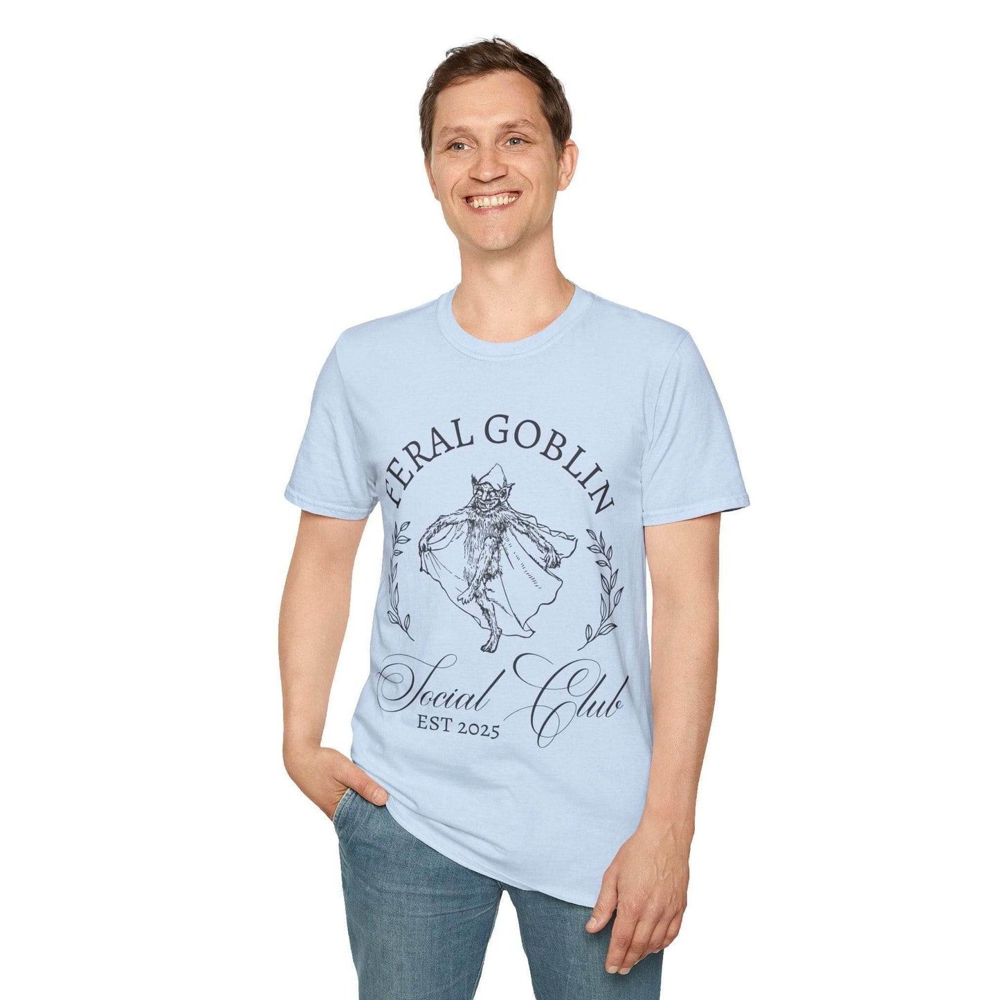 Feral Goblin Social Club T-shirt - Natural / S