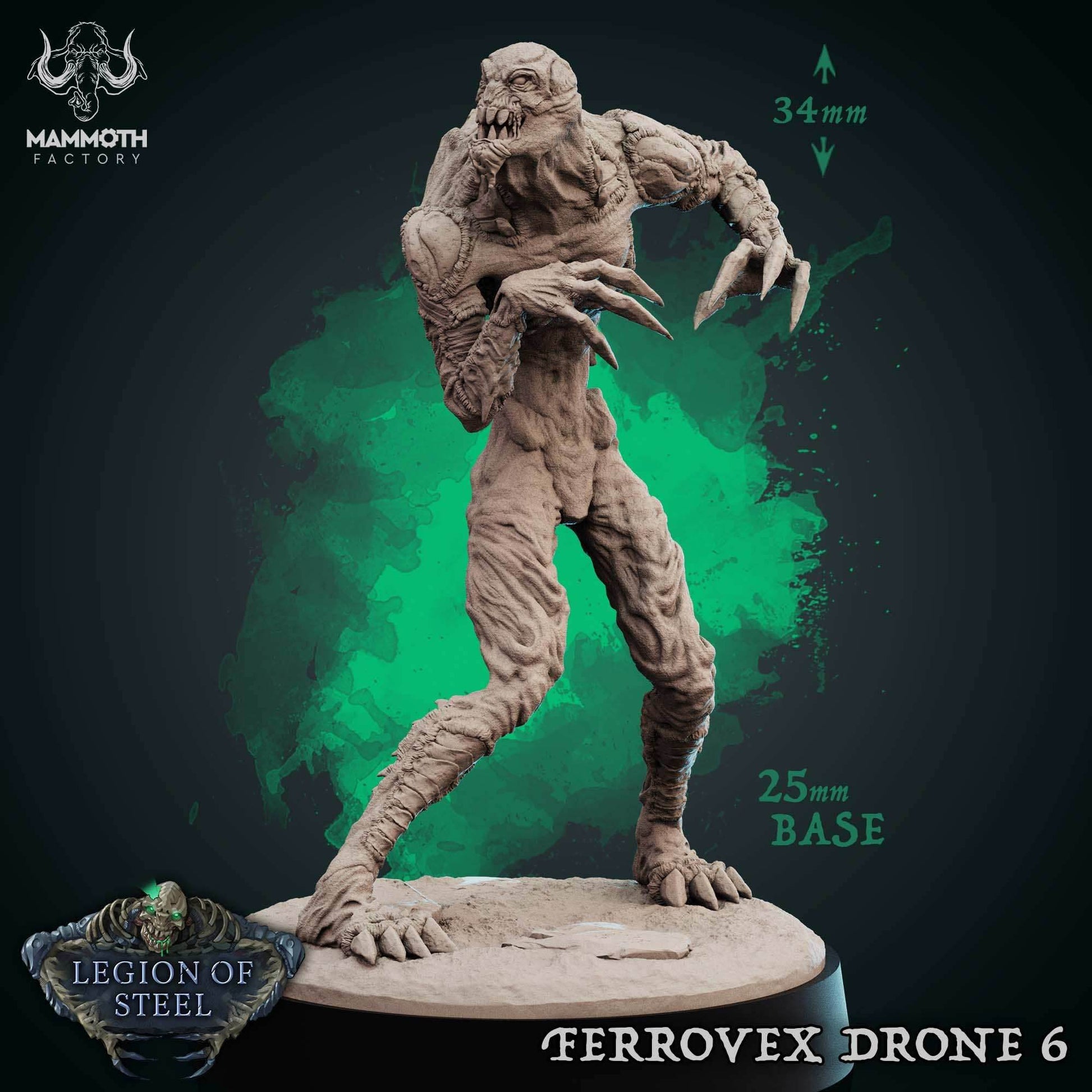 Ferrovex Drone: Sculpt 6 (Ghoul Horror) - 