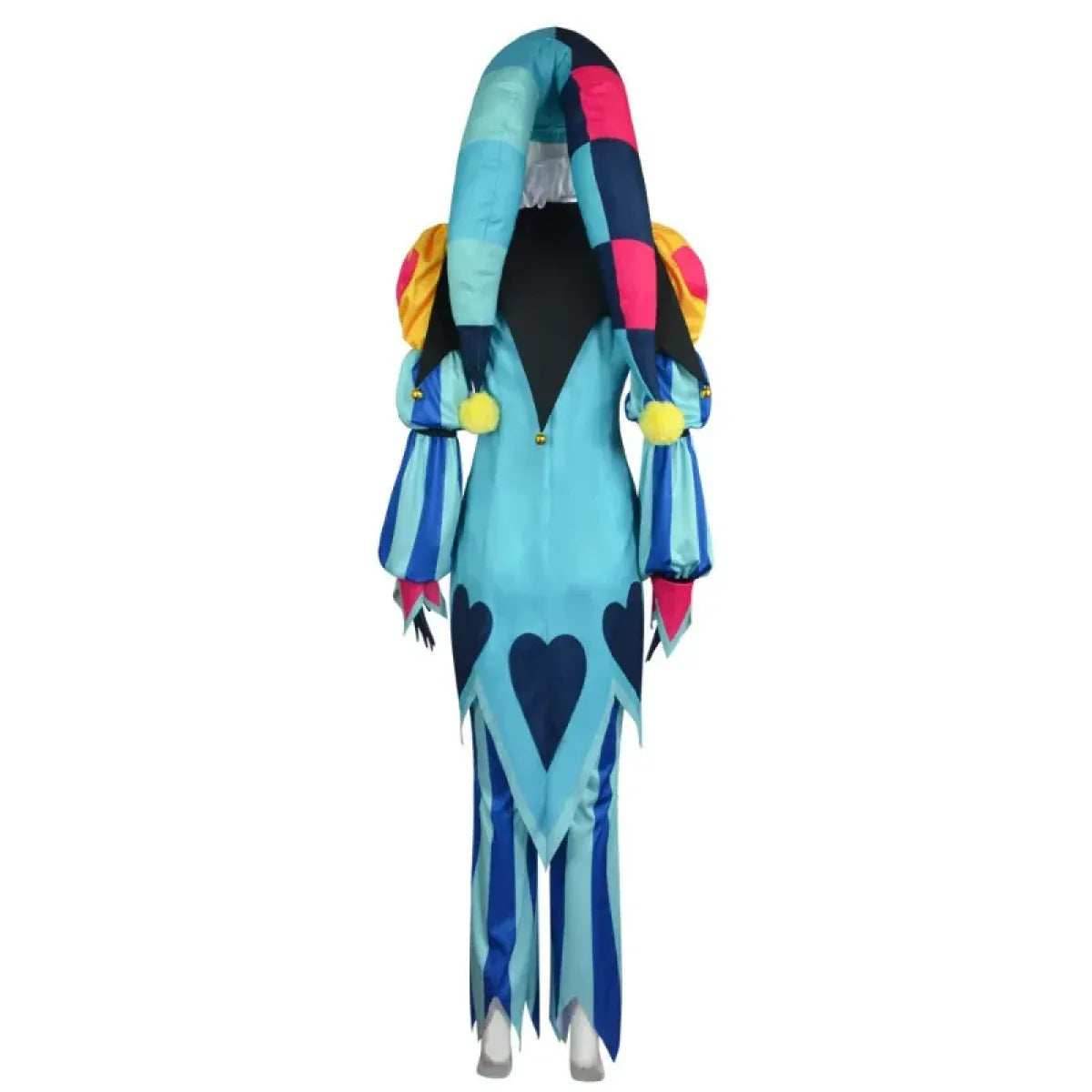 Fizzarolli Cosplay Costume – Helluva Boss Jester Outfit Full Set - S / Dolls Only