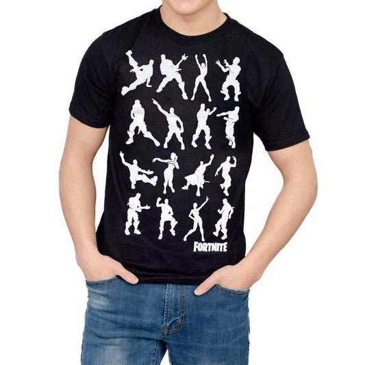Fortnite Dance Dance Adult Black T-shirt - XS