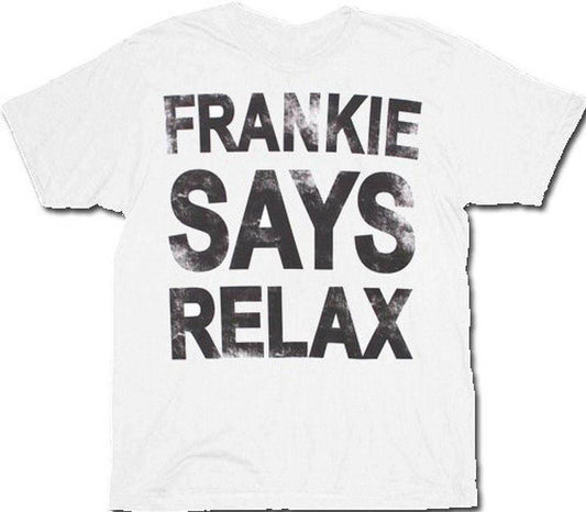 Frankie Says Relax Distressed T-Shirt Tee - S
