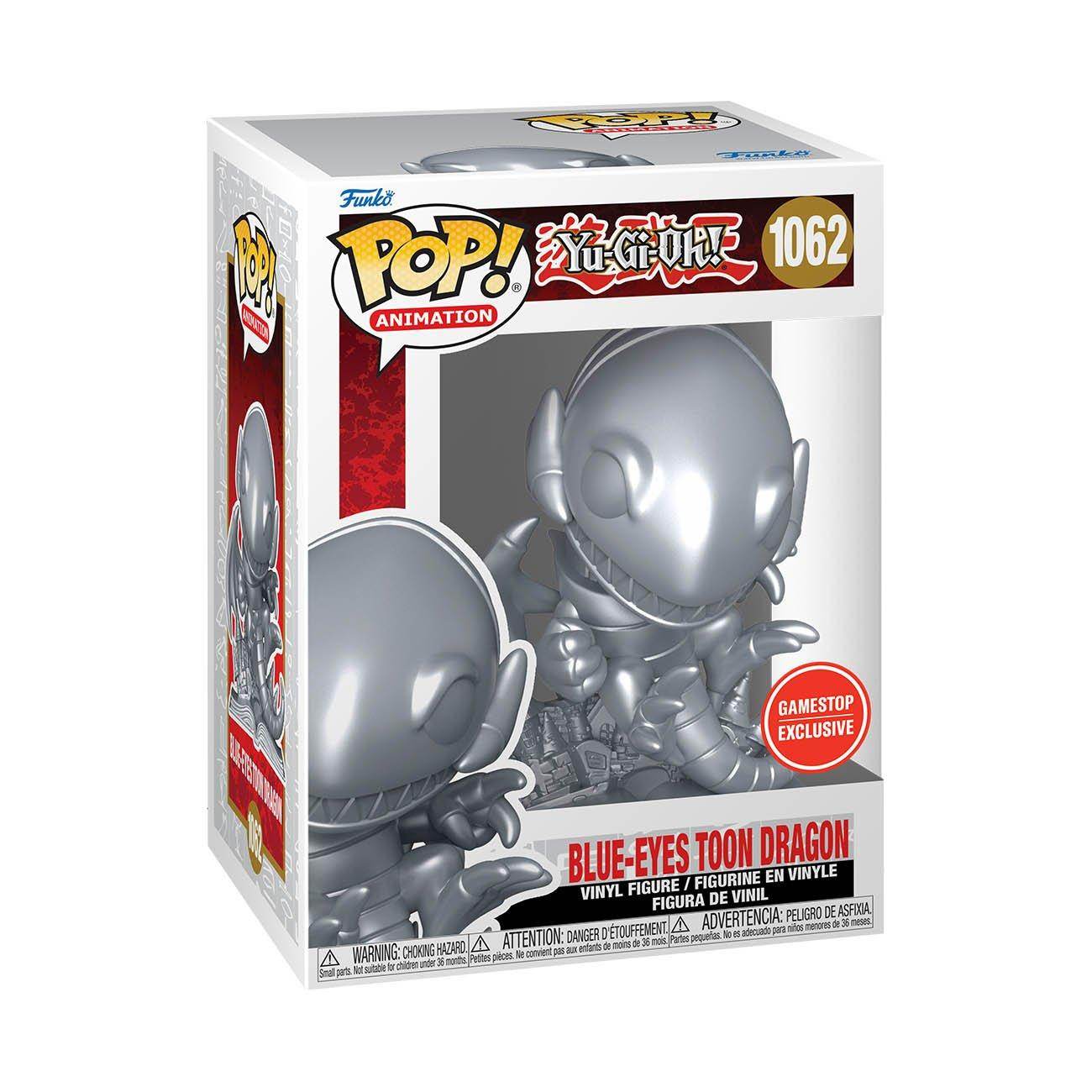 Funko Pop! & Tee: Yu-Gi-Oh! - Blue Eyes Toon Dragon GameStop Exclusive - M