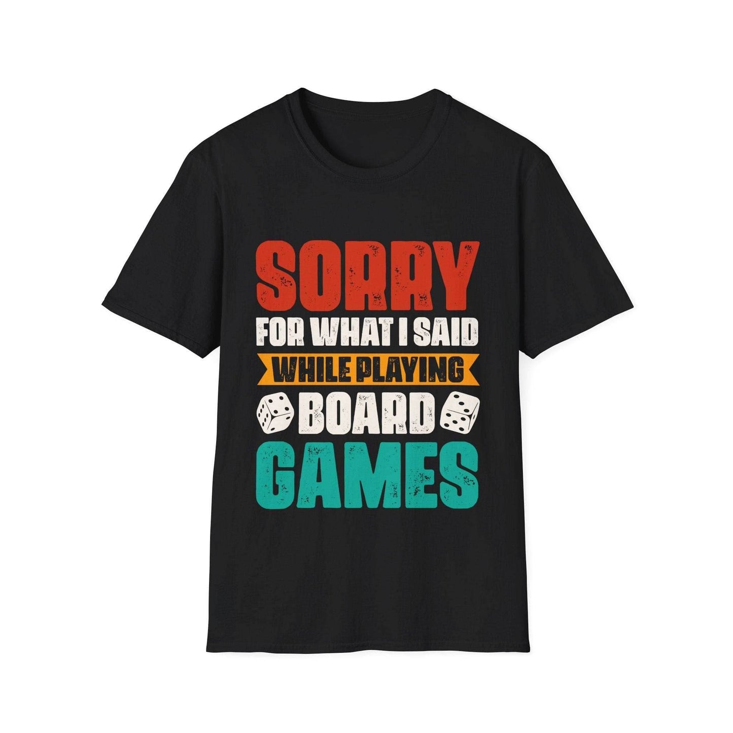 Funny Board Games T-Shirt - Black / S