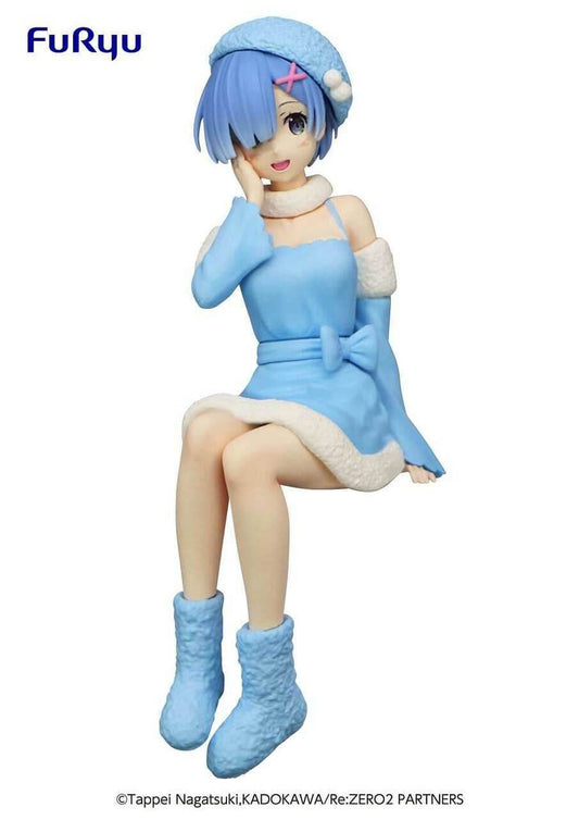 Rem Snow Princess Ver. Re:Zero Starting Life in Another World Noodle Stopper Prize Figure - 