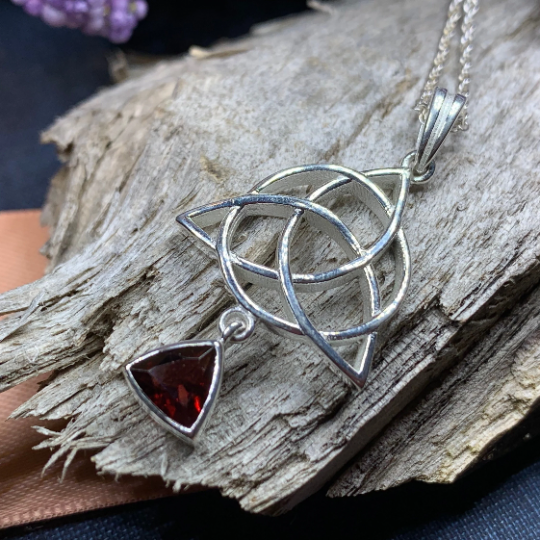 Enchanted Trinity Knot Necklace
