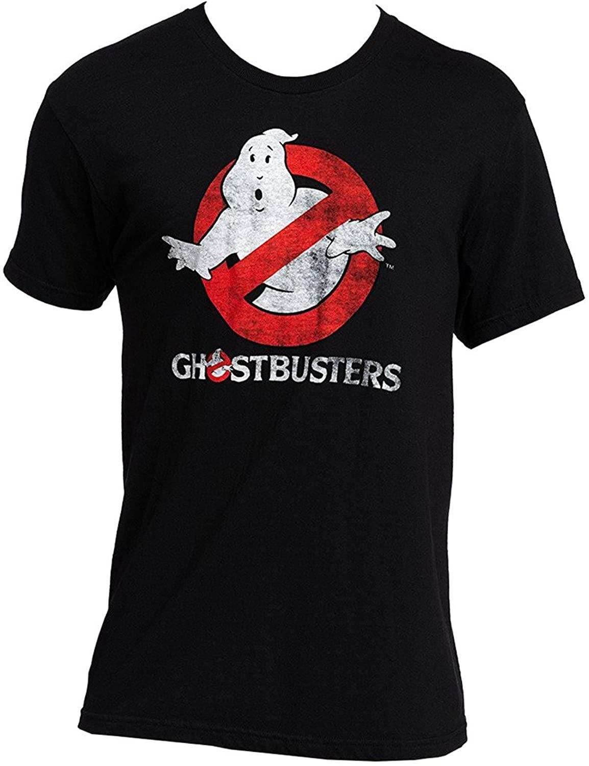 Ghostbusters Faded Logo To Go Black T-Shirt - 2X