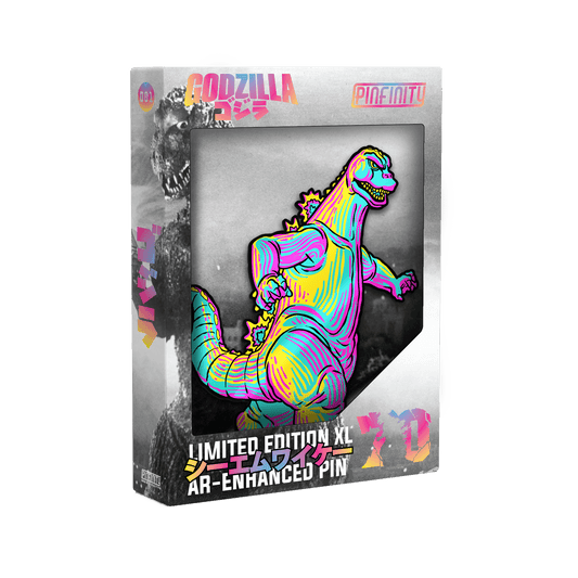 Godzilla XL CMYK Edition AR Pin (Showa Era) - 