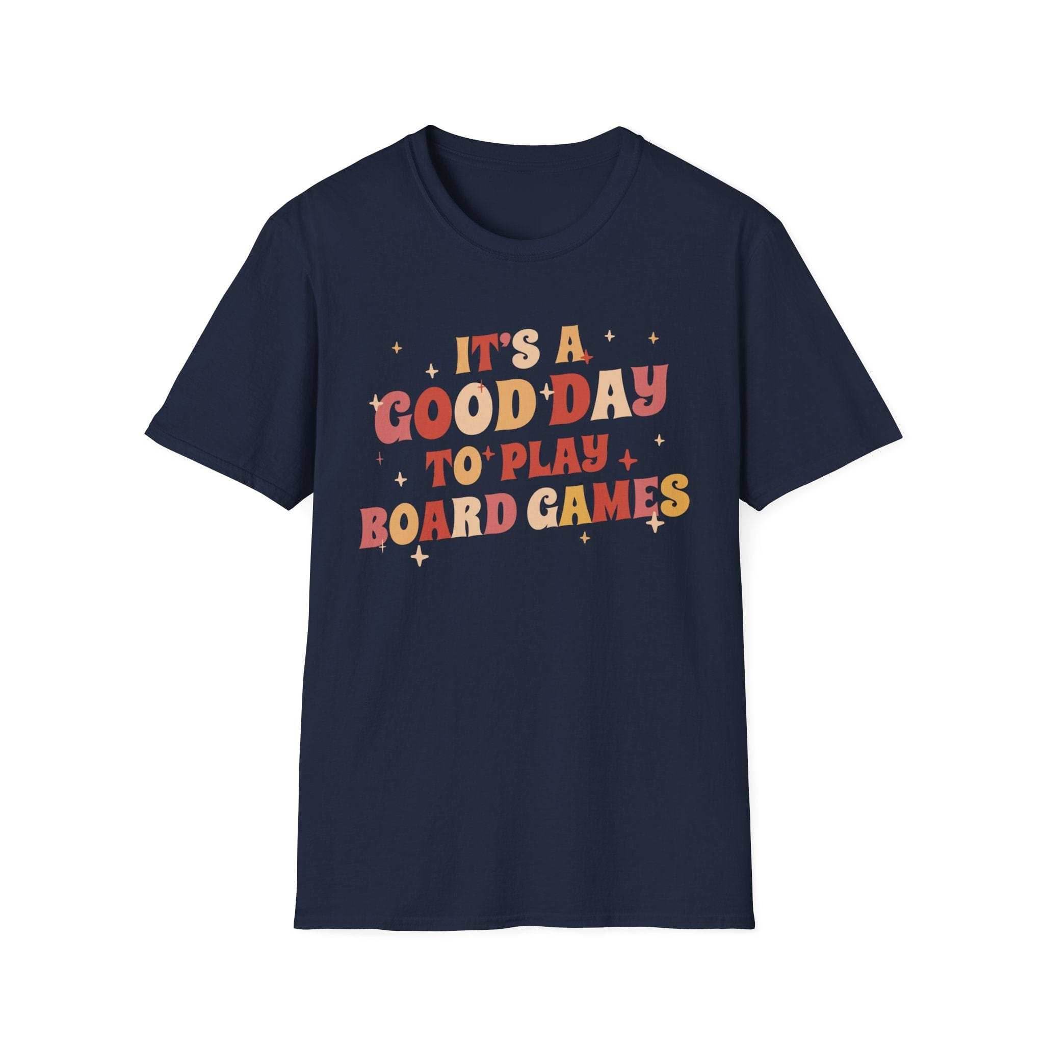 Good Day to Play Board Games T-Shirt - Navy / S