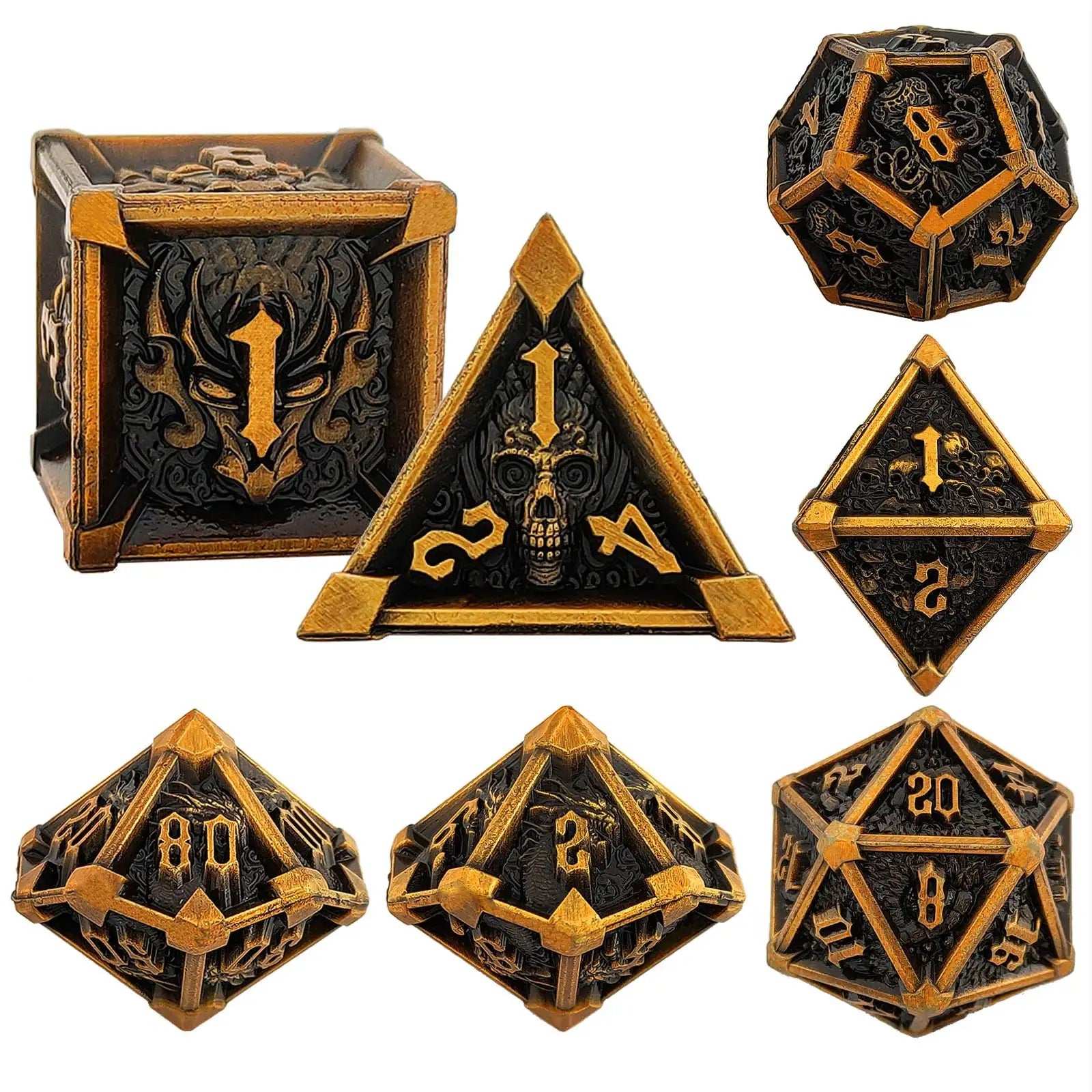 Gothic Mysticism - Starhorn Metal dnd Dice Set Collection