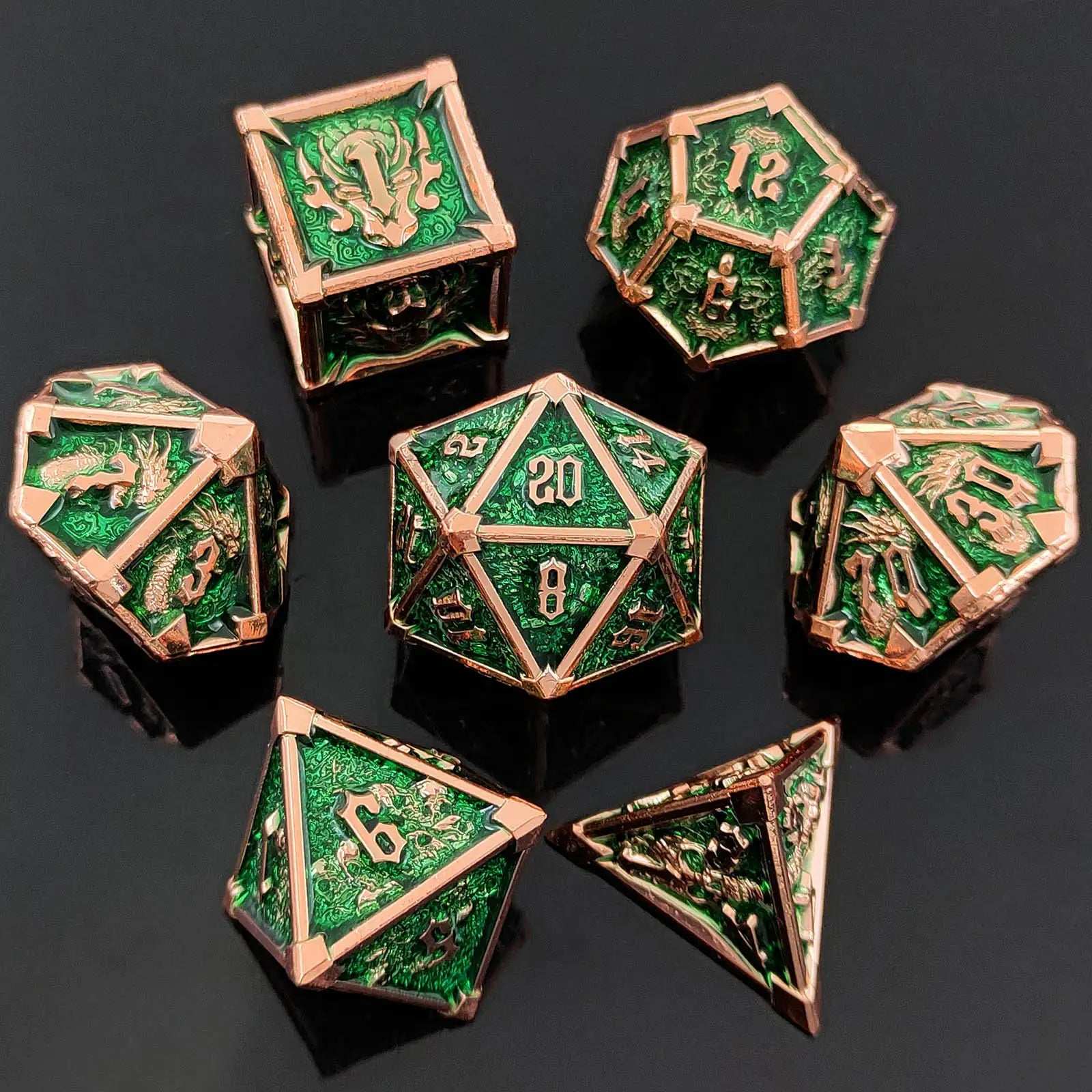 Gothic Mysticism - Starhorn Metal dnd Dice Set Collection