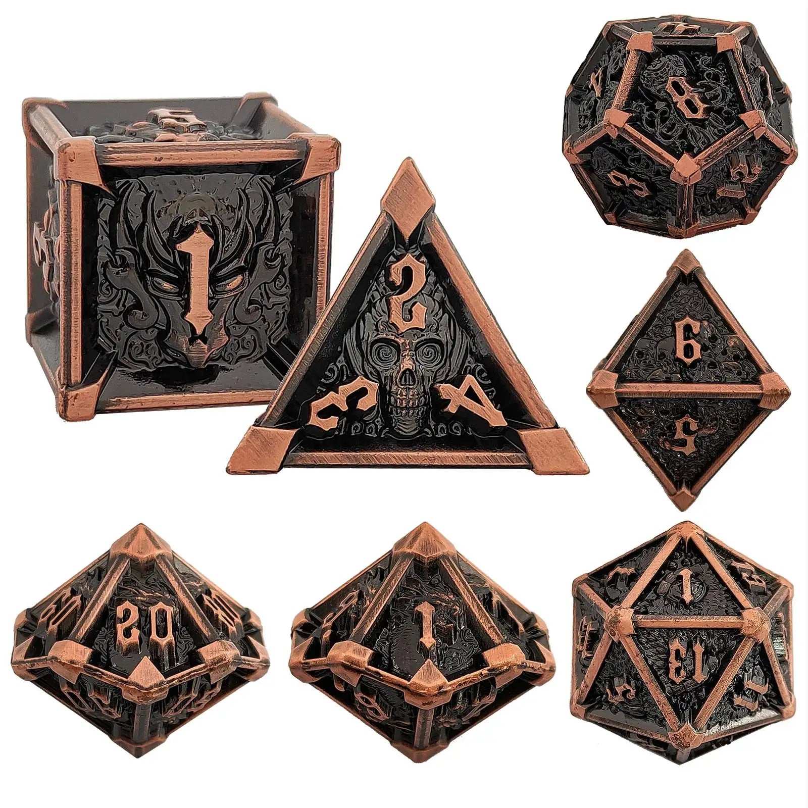Gothic Mysticism - Starhorn Metal dnd Dice Set Collection