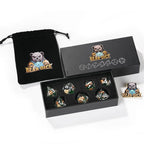 Green Resin D&D Dice Set - Beagle Design