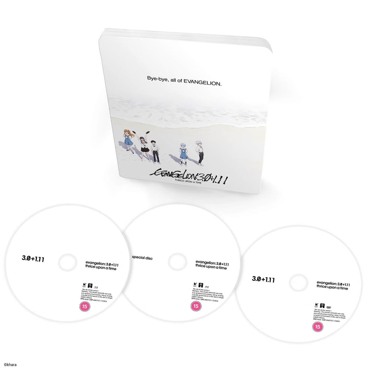 Evangelion: 3.0+1.01 Thrice Upon A Time - Limited Edition Steelbook (Blu-ray)