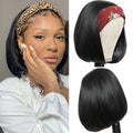 Headband Wigs Synthetic Straight Short Bob Synthetic Wig for Black Women Easy to Wear Wigs For Black Women Cosplay Wigs For Women Gifts for girlfriends