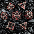Hollow Metal DND Octopus Monster Dice Set Bloodstain