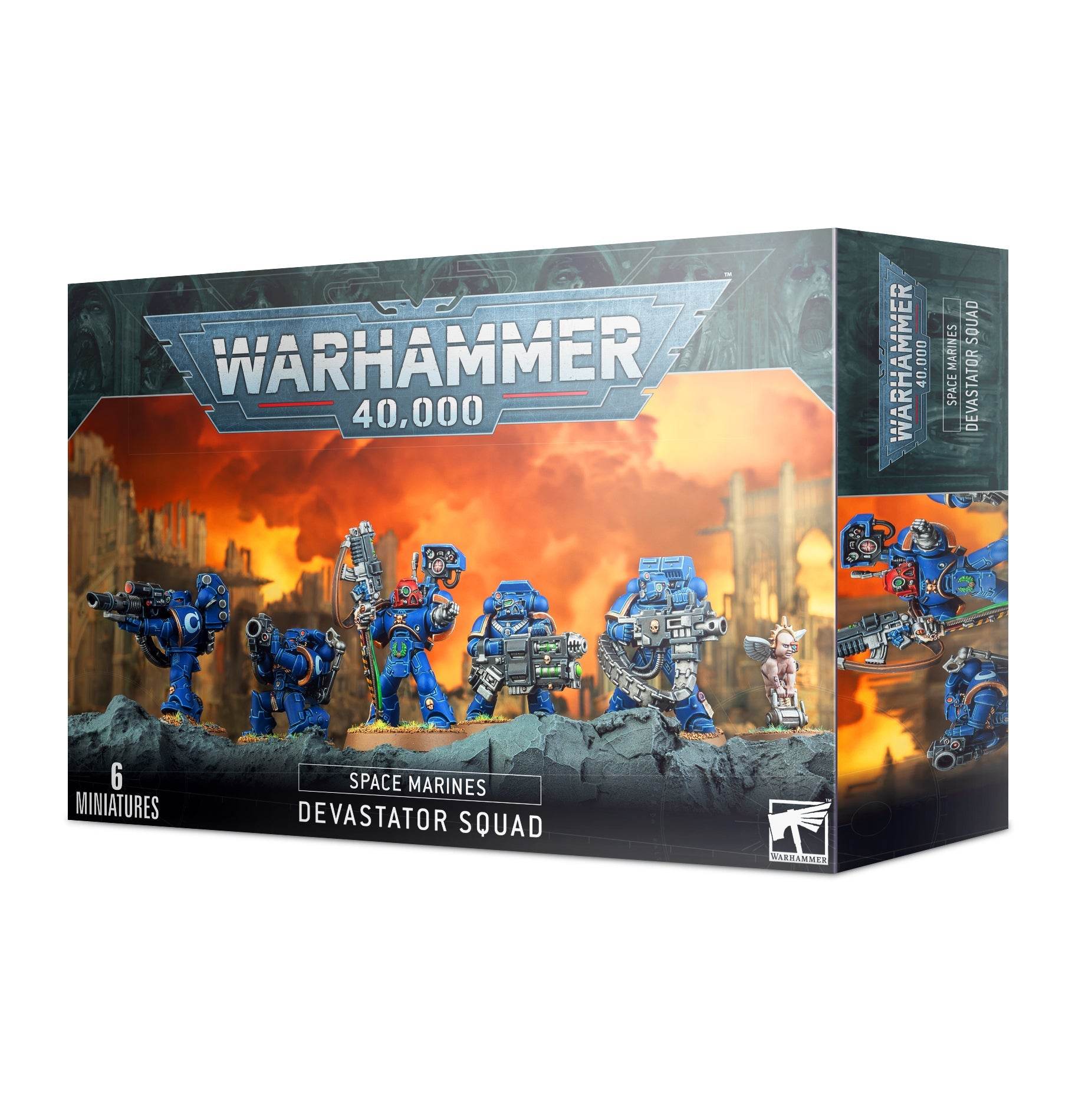 Warhammer 40k Space Marines Devastator Squad - 