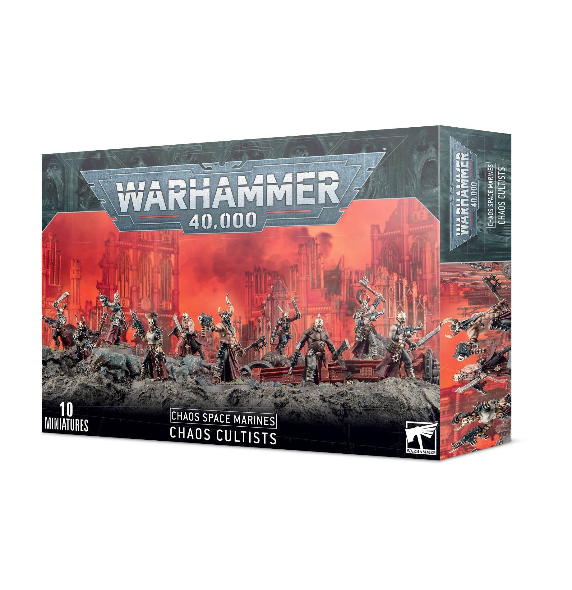 Warhammer 40k Chaos Space Marines: Chaos Cultists - 
