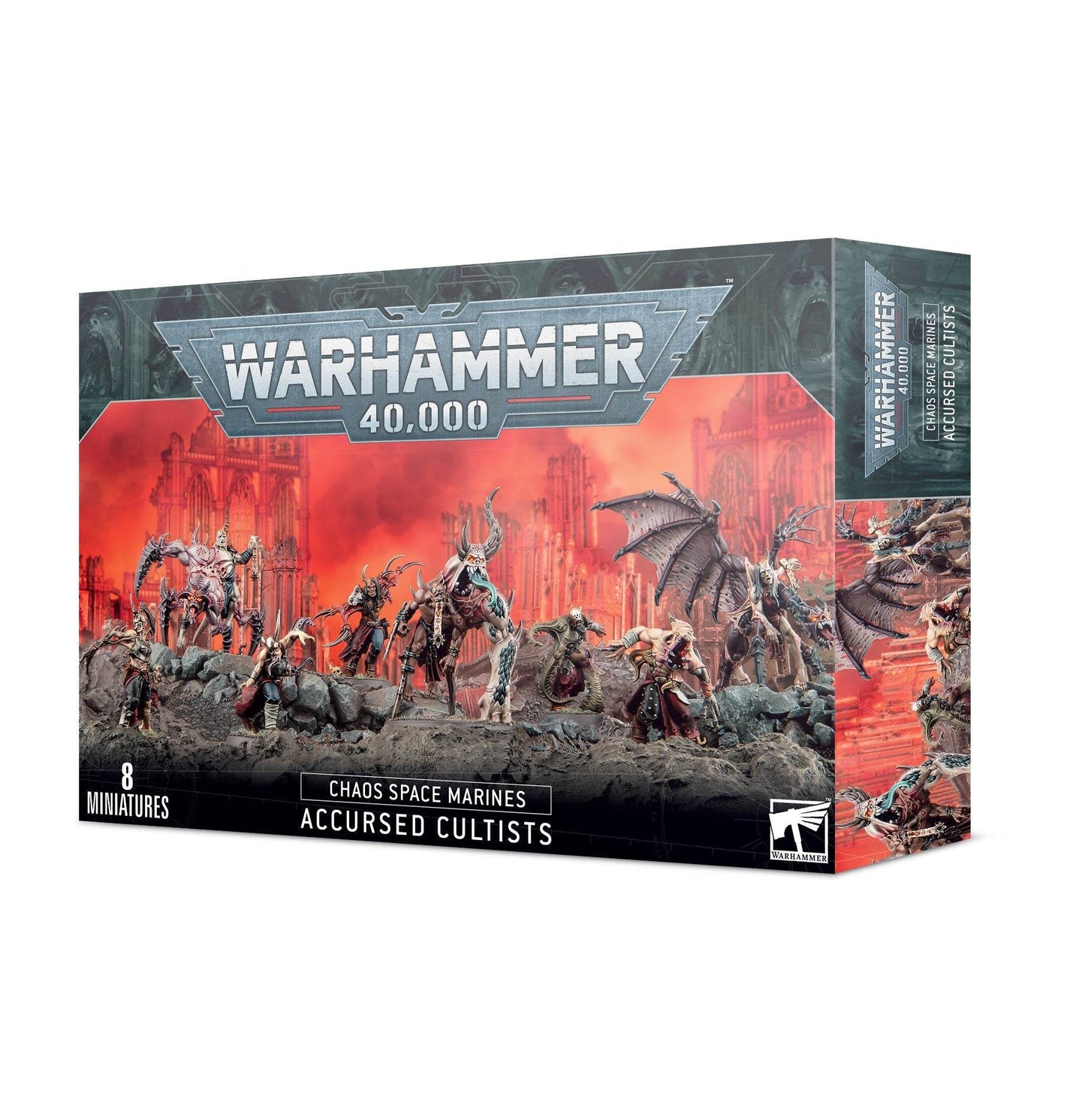 Warhammer 40k Chaos Space Marines: Accursed Cultists - 